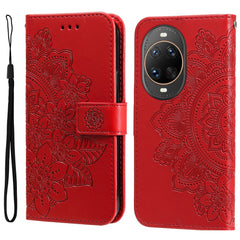 Coque portefeuille en cuir PU à motif floral pour Huawei Nova 14 Ultra 5G 