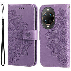 Coque portefeuille en cuir PU à motif floral pour Huawei Nova 14 Ultra 5G 