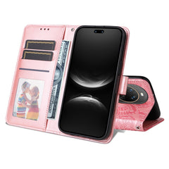 For Huawei nova 14 Ultra 5G Case Sunflower Imprint Leather Wallet Phone Cover