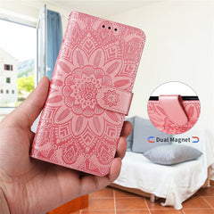 For Huawei nova 14 Ultra 5G Case Sunflower Imprint Leather Wallet Phone Cover
