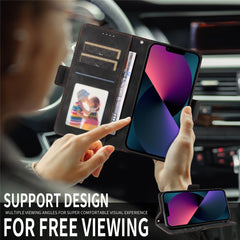 Étui portefeuille en cuir pour Huawei Nova 14 Ultra 5G, motif losange imprimé, support et sangle 