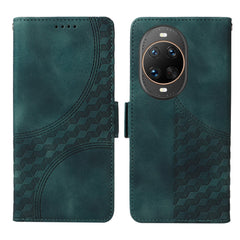 Étui portefeuille en cuir pour Huawei Nova 14 Ultra 5G, motif losange imprimé, support et sangle 