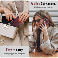 For iPhone 16 Pro Max Case CASEME 033 Series RFID Blocking Wallet Stand Calf Texture Leather Phone Cover