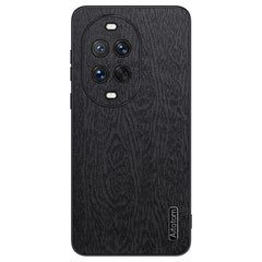 Coque pour Huawei Nova 14 Ultra 5G, texture bois, revêtement en cuir PU, PC TPU 