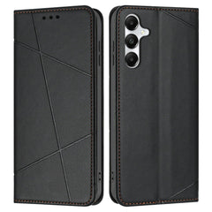 Für Samsung Galaxy A36 5G Wallet Case Line Aufgedruckte Lederständer-Telefonabdeckung mit Handschlaufe 