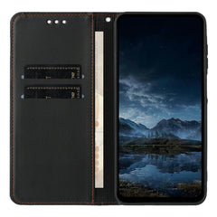 Für Samsung Galaxy A36 5G Wallet Case Line Aufgedruckte Lederständer-Telefonabdeckung mit Handschlaufe 