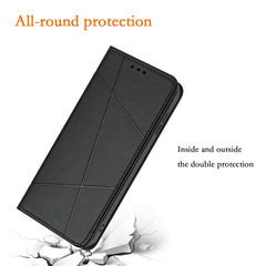 Für Samsung Galaxy A36 5G Wallet Case Line Aufgedruckte Lederständer-Telefonabdeckung mit Handschlaufe 