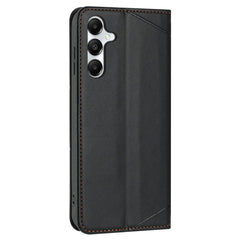 Für Samsung Galaxy A36 5G Wallet Case Line Aufgedruckte Lederständer-Telefonabdeckung mit Handschlaufe 