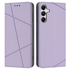Für Samsung Galaxy A36 5G Wallet Case Line Aufgedruckte Lederständer-Telefonabdeckung mit Handschlaufe 