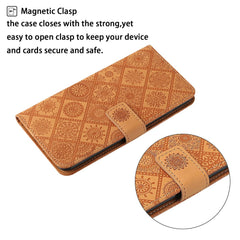 For Samsung Galaxy A56 5G Case Leather Case Ethnic Style Wallet Phone Cover with Strap