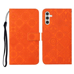For Samsung Galaxy A56 5G Case Leather Case Ethnic Style Wallet Phone Cover with Strap