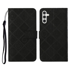 For Samsung Galaxy A56 5G Case Leather Case Ethnic Style Wallet Phone Cover with Strap