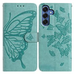 For Samsung Galaxy S25 Case Butterfly Imprinted Wallet Stand PU Leather Flip Phone Cover with Strap