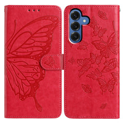 For Samsung Galaxy S25 Case Butterfly Imprinted Wallet Stand PU Leather Flip Phone Cover with Strap