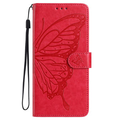 For Samsung Galaxy A56 5G Case Butterfly Imprinted Wallet Stand PU Leather Flip Phone Cover with Strap