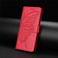 For Samsung Galaxy A56 5G Case Butterfly Imprinted Wallet Stand PU Leather Flip Phone Cover with Strap