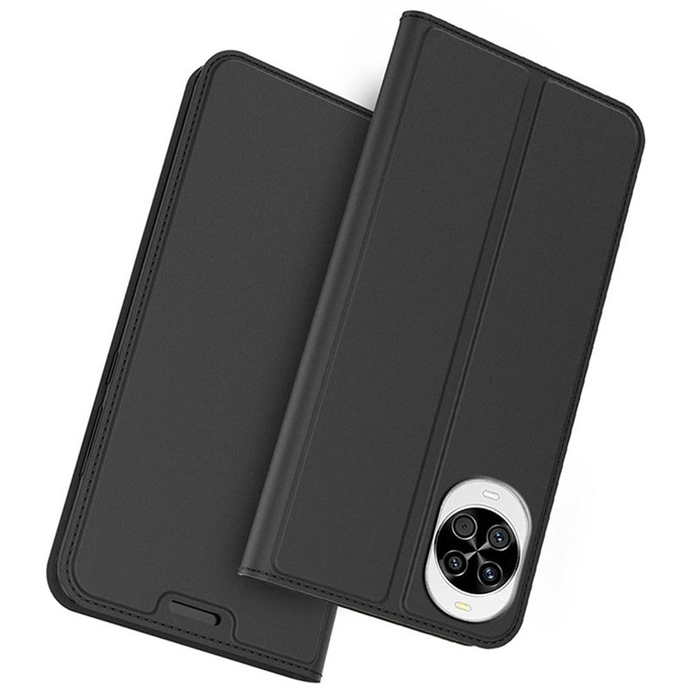 Étui en cuir PU pour Huawei Nova 14 5G avec porte-cartes et support 