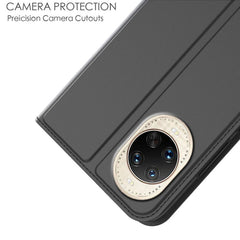 Étui en cuir PU pour Huawei Nova 14 Ultra 5G avec porte-cartes et support 