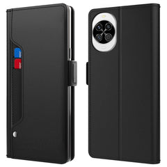 Étui en cuir PU avec support et porte-cartes pour Huawei Nova 14 5G 