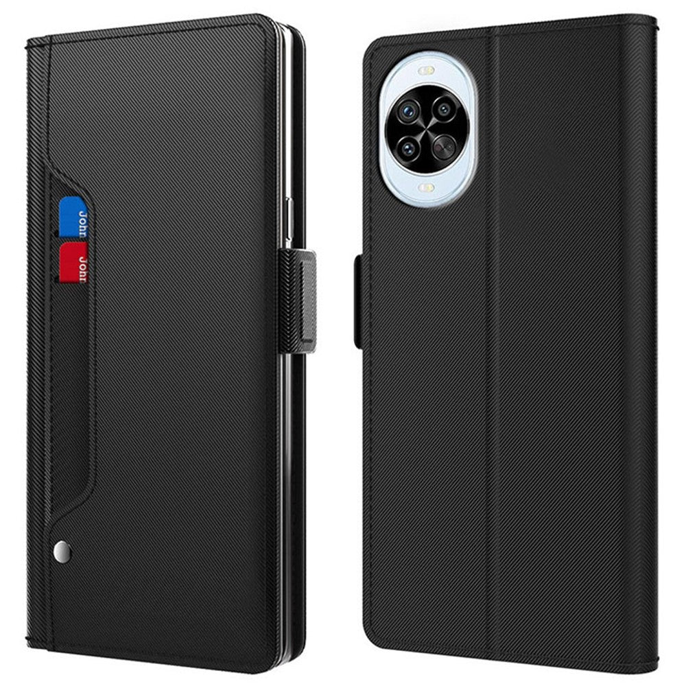 Étui en cuir PU avec support et porte-cartes pour Huawei Nova 14 Pro 5G 