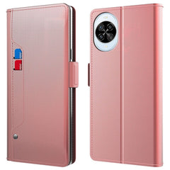 For Huawei nova 14 Pro 5G Case Stand PU Leather Phone Cover Card Holder Mirror
