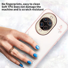 KADEM For Huawei nova 14 Ultra 5G Case Flower Rhinestone Decor TPU Phone Cover