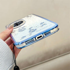 KADEM For Huawei nova 14 Ultra 5G Case Flower Pattern TPU Gradient Phone Cover with Lanyards