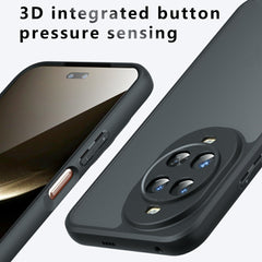 For Huawei nova 14 Ultra 5G Case Skin-Touch TPU + PC Matte Phone Shell, Transparent Black