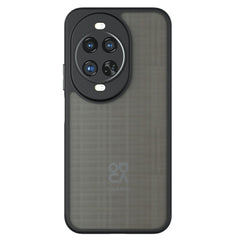 For Huawei nova 14 Ultra 5G Case Skin-Touch TPU + PC Matte Phone Shell, Transparent Black