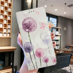 For Samsung Galaxy A17 5G / A26 5G Case Pattern Printing Wallet Stand Flip Leather Phone Cover with Strap