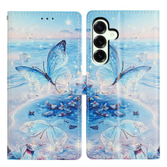 For Samsung Galaxy A17 5G / A26 5G Case Pattern Printing Wallet Stand Flip Leather Phone Cover with Strap