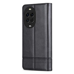 Étui portefeuille AZNS en cuir PU texturé pour Huawei Nova 14 5G 
