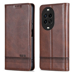 AZNS For Huawei nova 14 Ultra 5G Case Cowhide Texture PU Leather Wallet Phone Cover