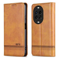 AZNS For Huawei nova 14 Ultra 5G Case Cowhide Texture PU Leather Wallet Phone Cover