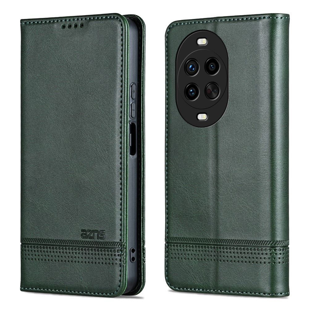 AZNS For Huawei nova 14 Ultra 5G Case Cowhide Texture PU Leather Wallet Phone Cover