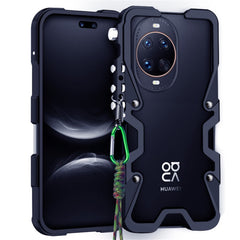 For Huawei nova 14 Ultra 5G Bumper Case Aluminium Alloy Metal Phone Shell Cover with Strap