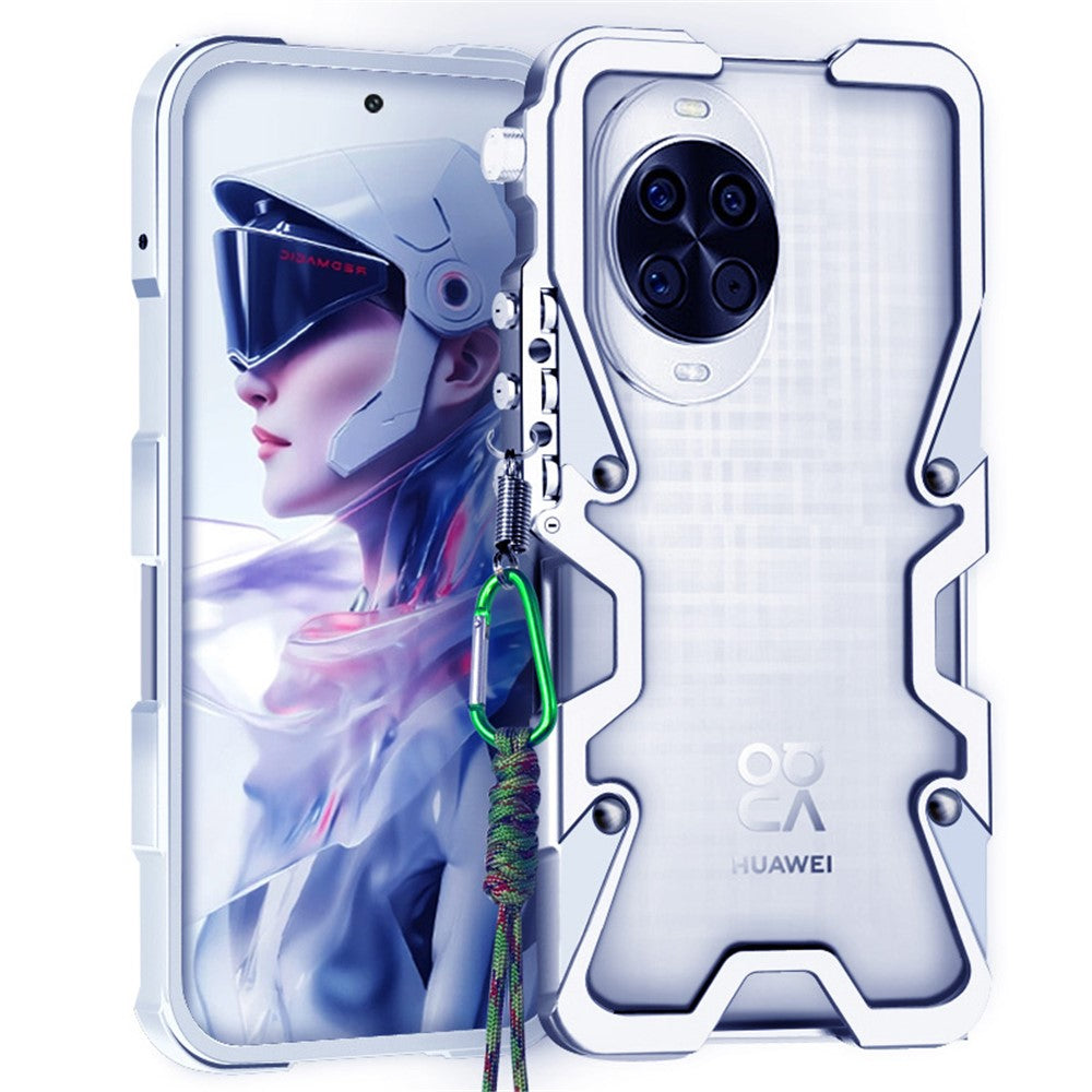 Coque de protection antichoc en alliage d'aluminium pour Huawei Nova 14 Pro 5G avec sangle 