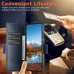 SUTENI Q-07 For Samsung Galaxy S23 Ultra Case Magnetic Color Splicing Cowhide Texture Leather Cover