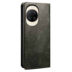 Coque portefeuille en cuir ciré avec support pour Huawei Nova 14 Ultra 5G 