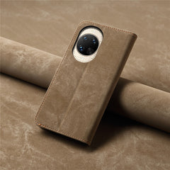Coque en cuir anti-rayures pour Huawei Nova 14 Ultra 5G, texture jean, support 