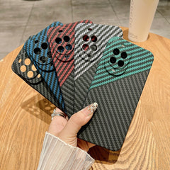 For Huawei nova 14 5G Case Hard PC Phone Cover Carbon Fiber Texture Drop Proof