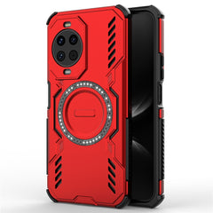 Für Huawei Nova 14 5G Magnetgehäuse Butterfly Armor Hohlwärmeableitung PC + TPU-Telefonabdeckung 
