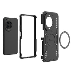 For Huawei nova 14 Pro 5G Magnetic Case Butterfly Armor Hollow Heat Dissipation PC + TPU Phone Cover