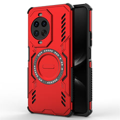 For Huawei nova 14 Pro 5G Magnetic Case Butterfly Armor Hollow Heat Dissipation PC + TPU Phone Cover