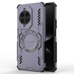 For Huawei nova 14 Pro 5G Magnetic Case Butterfly Armor Hollow Heat Dissipation PC + TPU Phone Cover