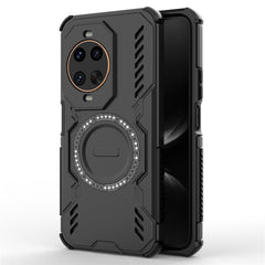 For Huawei nova 14 Ultra 5G Magnetic Case Butterfly Armor Hollow Heat Dissipation PC + TPU Phone Cover