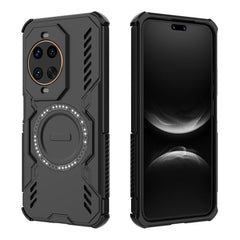 For Huawei nova 14 Ultra 5G Magnetic Case Butterfly Armor Hollow Heat Dissipation PC + TPU Phone Cover