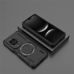 For Huawei nova 14 Ultra 5G Magnetic Case Butterfly Armor Hollow Heat Dissipation PC + TPU Phone Cover