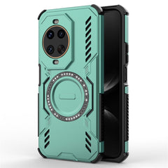 For Huawei nova 14 Ultra 5G Magnetic Case Butterfly Armor Hollow Heat Dissipation PC + TPU Phone Cover