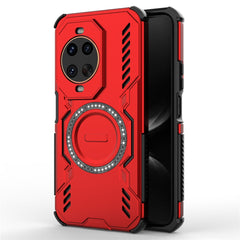 For Huawei nova 14 Ultra 5G Magnetic Case Butterfly Armor Hollow Heat Dissipation PC + TPU Phone Cover